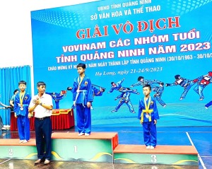 Trường THCS Hồng Hải tham gia giải vô địch VOVINAM các nhóm tuổi tỉnh Quảng Ninh năm 2023