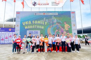  UBND phường Hồng Hải phối hợp với trường Quốc Tế UKA tổ chức Giải chạy Marathon Ngày gia đình Việt Nam 28/6
