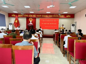 KHAI MẠC KỲ HỌP THỨ MƯỜI SÁU (KỲ HỌP THƯỜNG LỆ GIỮA NĂM 2024) HĐND PHƯỜNG HỒNG HẢI KHÓA X, NHIỆM KỲ 2021-2026